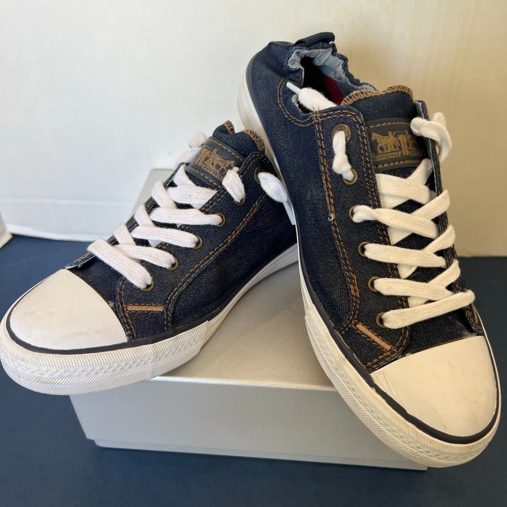 Levi's Strauss Blue Denim Sneakers
